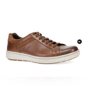 NWB Dansko Trevor brown leather sneakers size 43 US 9.5-10 Men